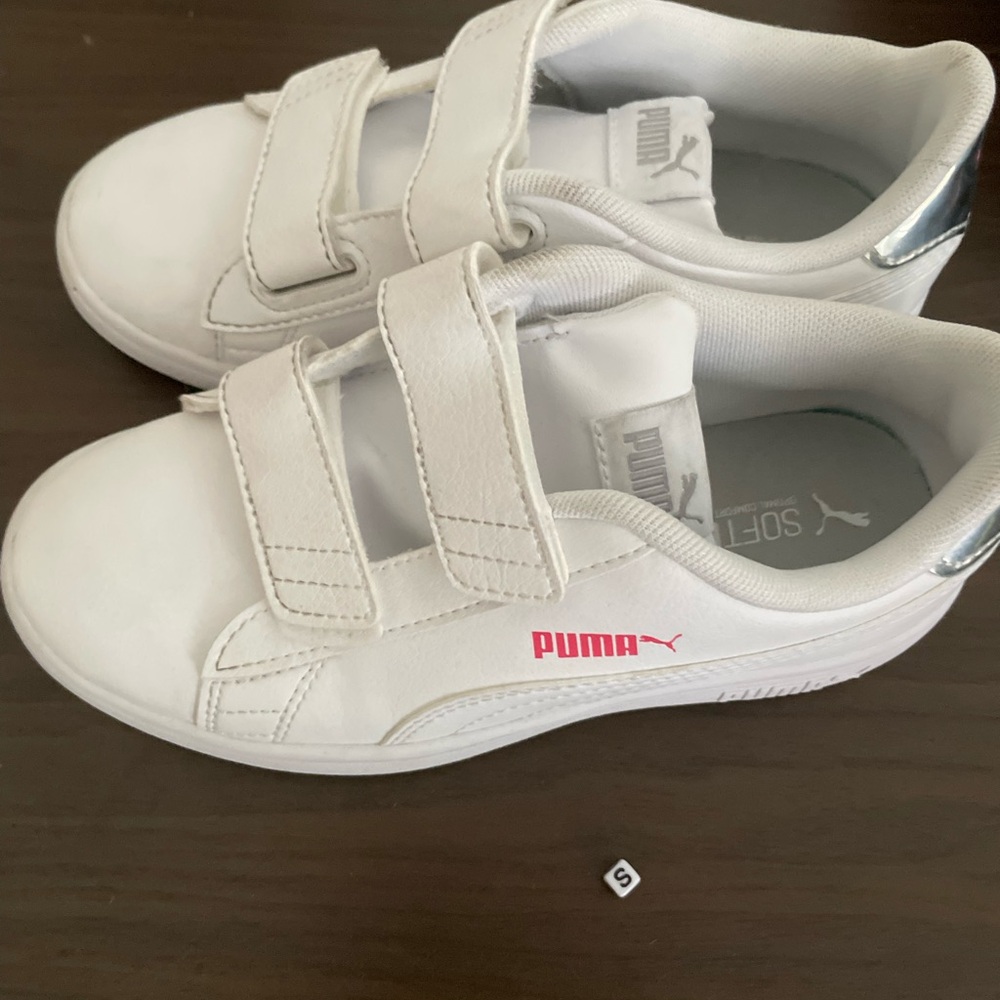Puma Kids White Sneakers